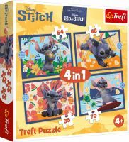Trefl S.A. 4 in 1 Puzzle 35, 48, 54, 70 Teile  Lilo & Stich Film