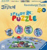 Speedy Puzzle Stitch, 12004178, von Ravensburger - 4 Puzzles mit 35 Teilen und 32 Speedy Chips  Wer