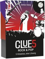 frechverlag GmbH CLUE5 #Rock & Pop. 5 Hinweise, nur eine Lösung. Das Trend-Quiz für deine Tasche