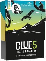 frechverlag GmbH CLUE5 #Tiere. 5 Hinweise, nur eine Lösung. Das Trend-Quiz für deine Tasche