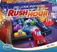 Ravensburger ThinkFun 76617 - Rush Hour - Das bekannte Stau-Spiel in der Deluxe Edition mit Fahrzeug
