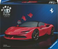 Ravensburger 3D Puzzle Iconics: 12008041 Ferrari SF90 Stradale - Der ikonische Supersportwagen aus M