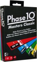 Mattel Phase 10 Masters Classic Kartenspiel, an Rommé angelehntes Familienspiel für 2 bis 6 Spieler