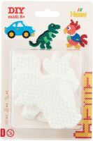 Malte Haaning Plastic A/S Hama® Bügelperlen Blister 3 Stiftplatten Auto/Dinosaurier/Papagei.