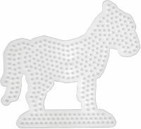 Malte Haaning Plastic A/S Hama® Bügelperlen Midi - Stiftplatte Pferd.