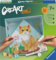 Ravensburger CreArt - Malen nach Zahlen 25867 - Do it together: Katzen - für Erwachsene und Kinder