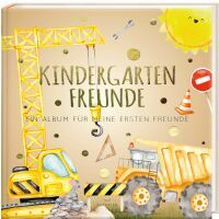 Paperish Verlag GmbH Kindergartenfreunde  Baustelle: ein Album für meine ersten Freunde (Freundebuc