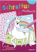 Tessloff Schraffur-Malbuch. Einhörner