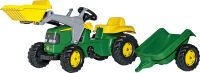 Rolly Toys rollyToys John Deere mit Frontlader und Anhänger