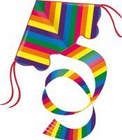 Günther Einleinerdrachen Rainbow, 97x58cm