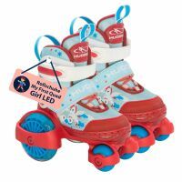 HUDORA Rollschuh My First Quad LED, Girl, Gr. 26-29