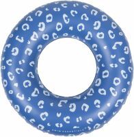 The Essentials B.V. Swim Essentials Schwimmring Leopard blau, 90cm