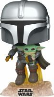 Funko UK, Ltd. Funko POP!  Star Wars: The Mandalorian  Mando fliegt mit Jetpack