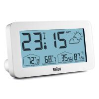 Braun BC 13 W DCF Funkwetterstation weiß Wetterstationen