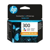 HP Inc. HP 300      Dreifarbig          Tintenpatrone 4ml (CC643EE)