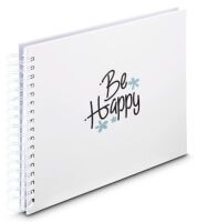 Hama Good Things Spiral    28x24 50 weiße Seiten Happy       7717 Archivierung -Fotoalben-