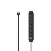 Hama Steckdosenleiste 6-fach 2m sw (223065)