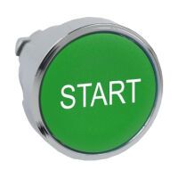 Schneider Electric Frontelement Drucktast O22 o Rastung flach grün Start