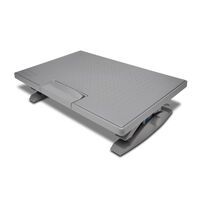 Kensington SmartFit® SoleMate™ Pro ergonomic foot rest - Grey - 0 - 18° - 9 cm - 12 cm