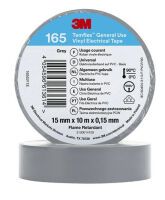 3M Temflex 15mmx10m Grau 165GY1EVinyl-Isolierband 0.15mm 7100184727