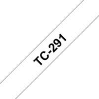 Brother SCHRIFT SCHWARZ / BAND WEISS (TC291 PRÄGEBAND  9MM)