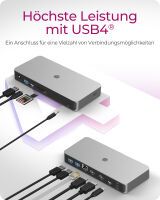 ICY BOX IB-DK2880-C41 Type-C 10-in-1 DockingStation Datenverteiler/Umschalter
