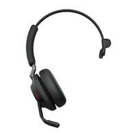 JABRA Evolve2 65 MS Mono Headset on-ear convertible Bluetooth wireless USB-A noise isolating black C