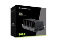 Conceptronic OZUL07B 160W 7-Port Charging Station Ladegeräte - USB -
