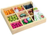 Simm Spielwaren GmbH Holzperlen Holzkassette, mittel