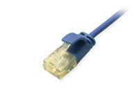 Equip Patchkabel Cat6A SlimFlex U/UTP 0.50m blau LSZH 2xRJ45 Polybeutel (626302)