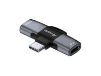 Equip Adapter USB-C->2xUSB-C             10Gbps PD 100W Alu. (133479)
