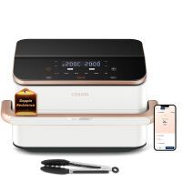 COSORI CAF-TF 101S Heißluftfritteuse Dual Blaze Twin Fry 10l weiß