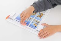 Peach Rollschneider A4 3in1 3Schnittarten PC200-10 weiß (PC200-10)