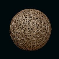 MK LED DM 22CM 220-240V GOLD (150-085 ORGANIC BALL)