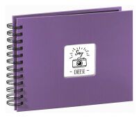 Hama "Fine Art" Spiral Album - purple - 22x17/50 - Purple - 10 x 15 - 13 x 18 - 220 mm - 170 mm