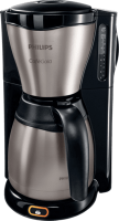 Philips HD7548 - Drip coffee maker - 1.2 L - Ground coffee - 1000 W - Black - Metallic