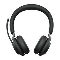 JABRA Evolve2 65 UC Stereo Headset on-ear Bluetooth wireless USB-C noise isolating black (26599-989-