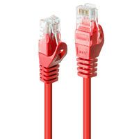 LINDY Patchkabel Cat6 U/UTP Basic rot 0.50m (48181)