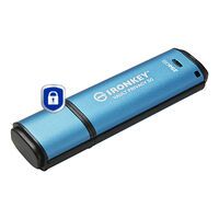 KINGSTON 256GB IronKey Vault Privacy 50 USB AES-256 Encrypted FIPS 197 (IKVP50/256GB)