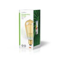Nedis LED-Filament-Lampe E27 / ST64 / 4.9 W / 470 lm / 2100 / Dimmbar / Extra warmweiß / Retro Style / 1 Stück