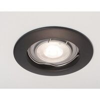 Molto Luce HV-EINBAUSTR.RUND/STARR GU10 (8-1466HV SCHWARZ)