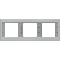 Berker RAHMEN 3-FACH QUER K.5 (13737004 EDELSTAHL)