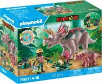PLAYMOBIL 71821 Triceratops mit Jungtier