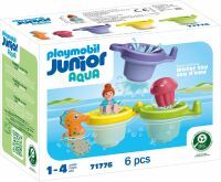 PLAYMOBIL 71776 JUNIOR AQUA: Schwimmbecher mit Wasserspaß