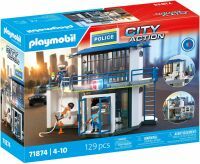 PLAYMOBIL 71874 Polizeiwache mit Fahndungsraum