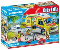 PLAYMOBIL 71202 Rettungswagen mit Licht und Sound