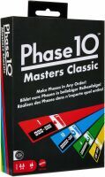 Mattel Phase 10 Masters Classic Kartenspiel, an Rommé angelehntes Familienspiel für 2 bis 6 Spieler