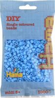 Malte Haaning Plastic A/S Hama® Bügelperlen Midi - Pastell Blau 1000 Perlen.