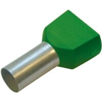 Multipack Haupa TWIN-ADERENDHÜLSE     6,0 /14 (273410 GRÜN) - 100 Stück