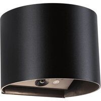 Paulmann WANDLEUCHTE SENSOR IP44 3000K (NYORA MOBILE SCHWARZ)